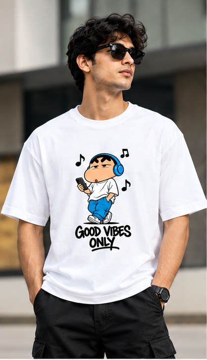 Good Vibes Only Printed T-Shirt